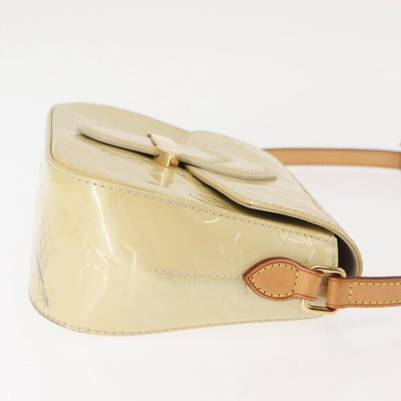 LOUIS VUITTON Monogram Vernis Bell Flower PM Bag Broncorail - Picture 4 of 16